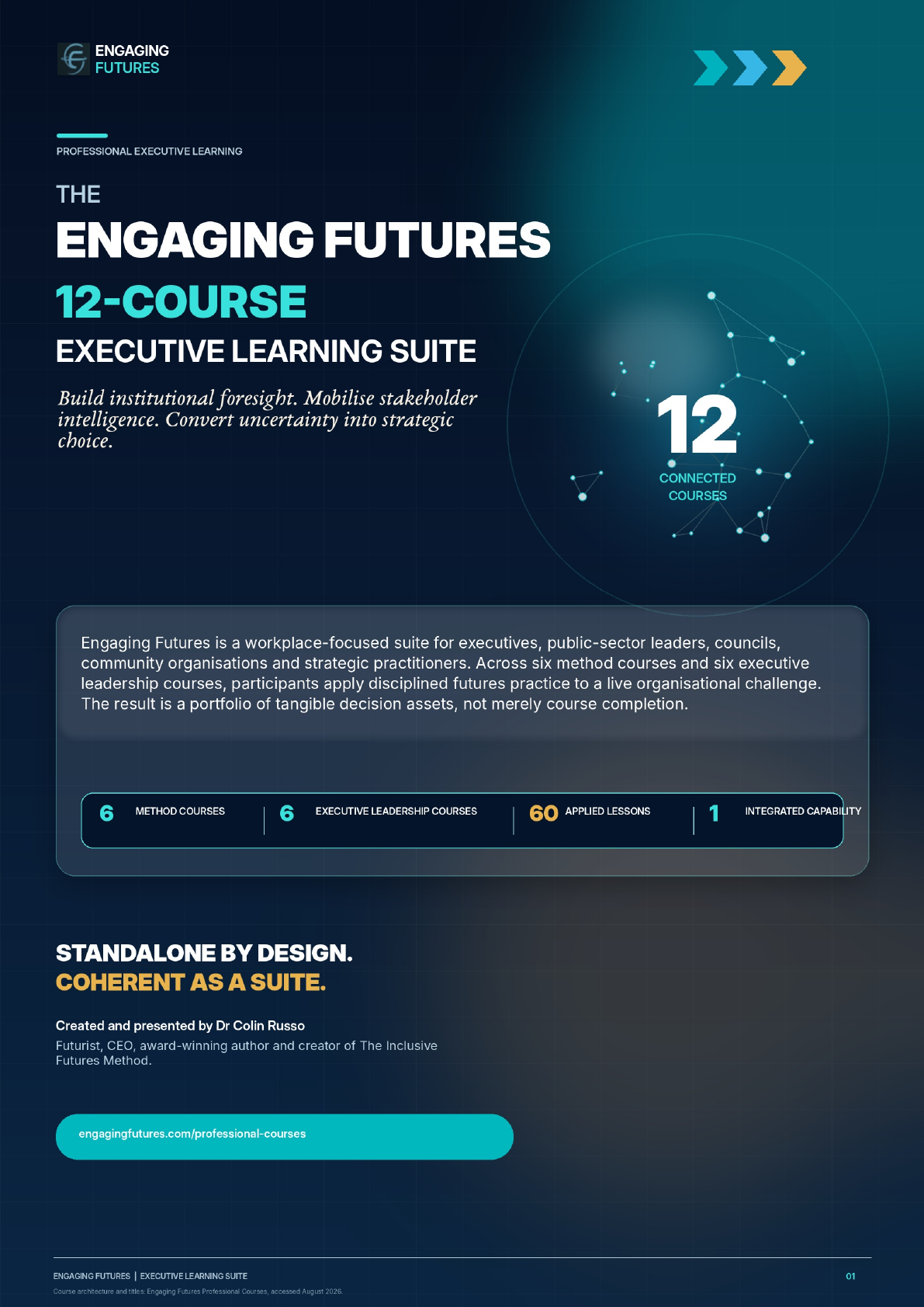 First page preview of the Engaging Futures 12-Course Executive Learning Suite